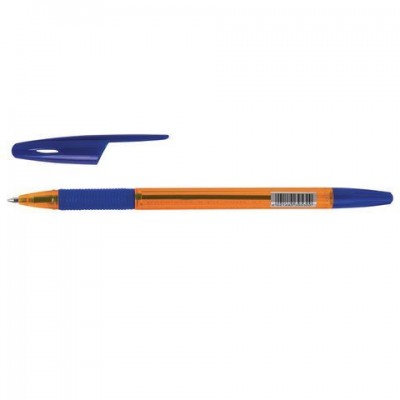 Ручка шариковая ЕК R-301 Stick&Grip Amber 0.35mm синий 42748